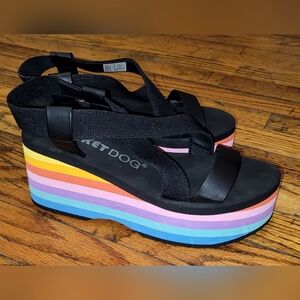 Rocket Dog platform sandals sz8